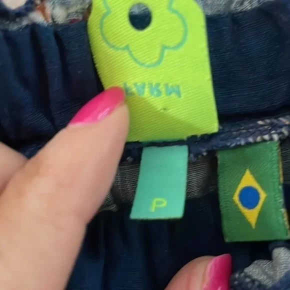 FARM RIO ANTHROPOLOGIE MAXI DRESS SIZE P - Picture 4 of 6